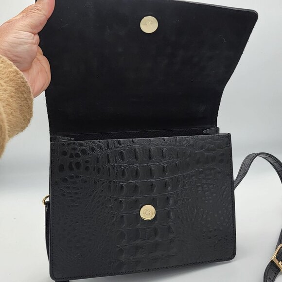 House of Harlow 1960 Leather Crossbody Bag with Snake Handle - Picture 8 of 16